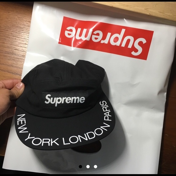 Supreme Visor Print Camp Cap